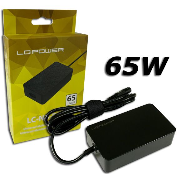 LC Power LC-NB-PRO-65 18,5-20V / 3,51A 65W univerzális hálózati notebook töltő