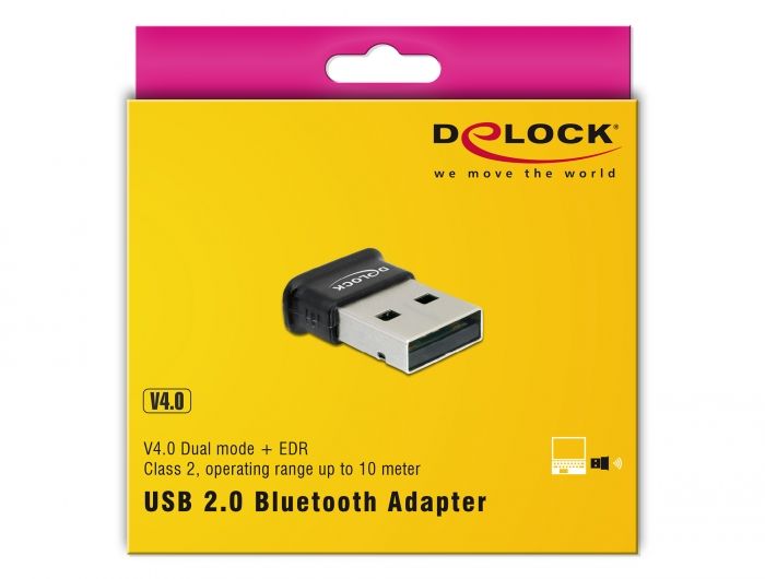 DeLock 61889 Bluetooth 4.0 USB Adapter Black