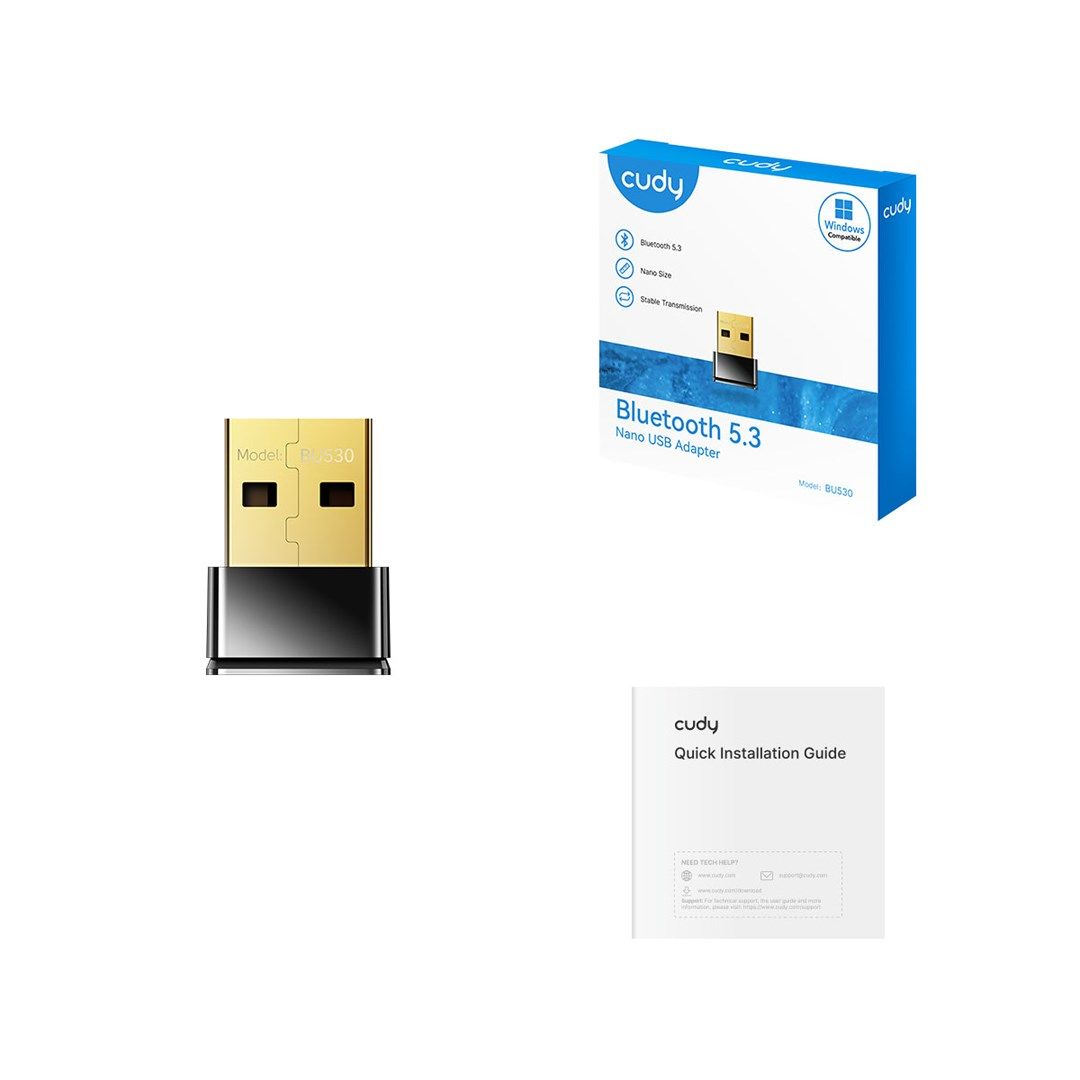 Cudy BU530 Bluetooth 5.3 USB Adapter Black