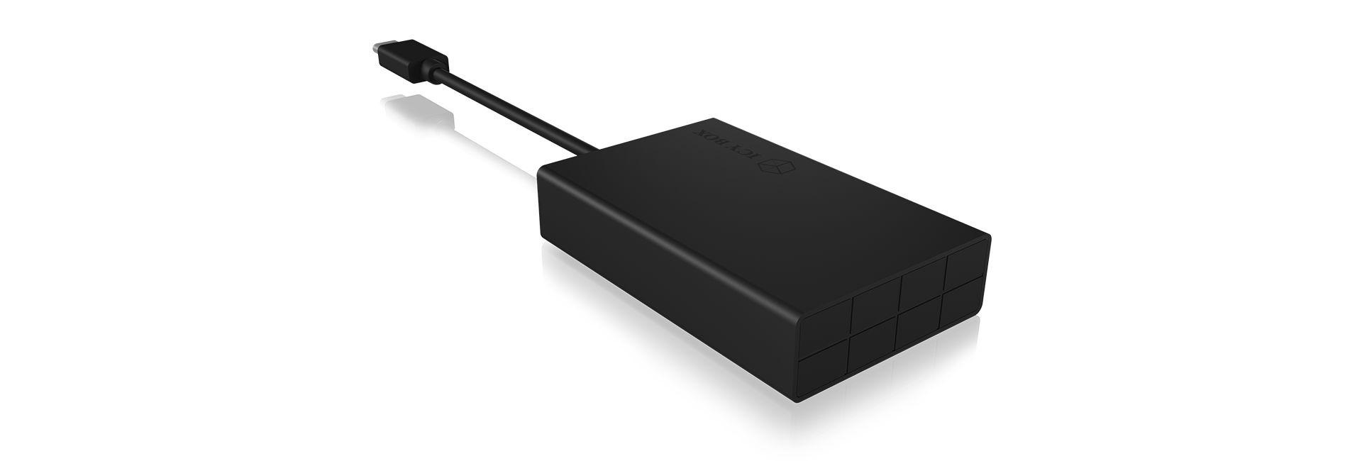 Raidsonic IcyBox IB-CR401-C3 External Multi with Type-C USB3.0 interface Card Reader Black