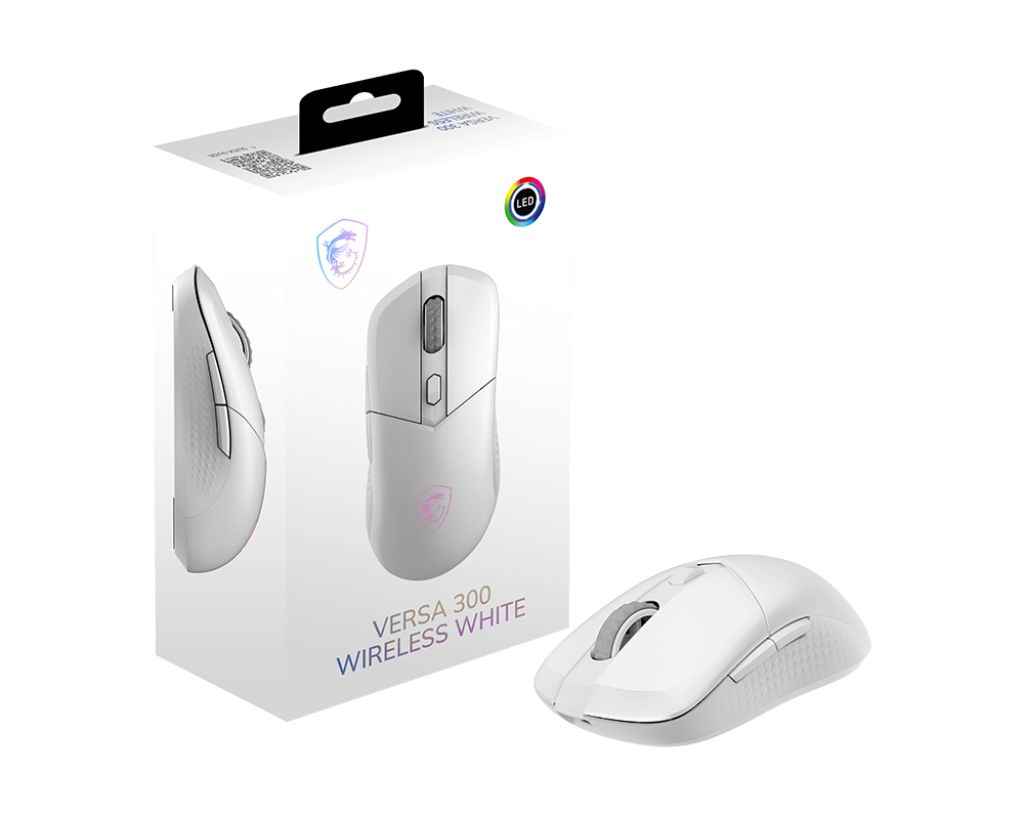 Msi Versa 300 Wireless Bluetooth Gaming Mouse White