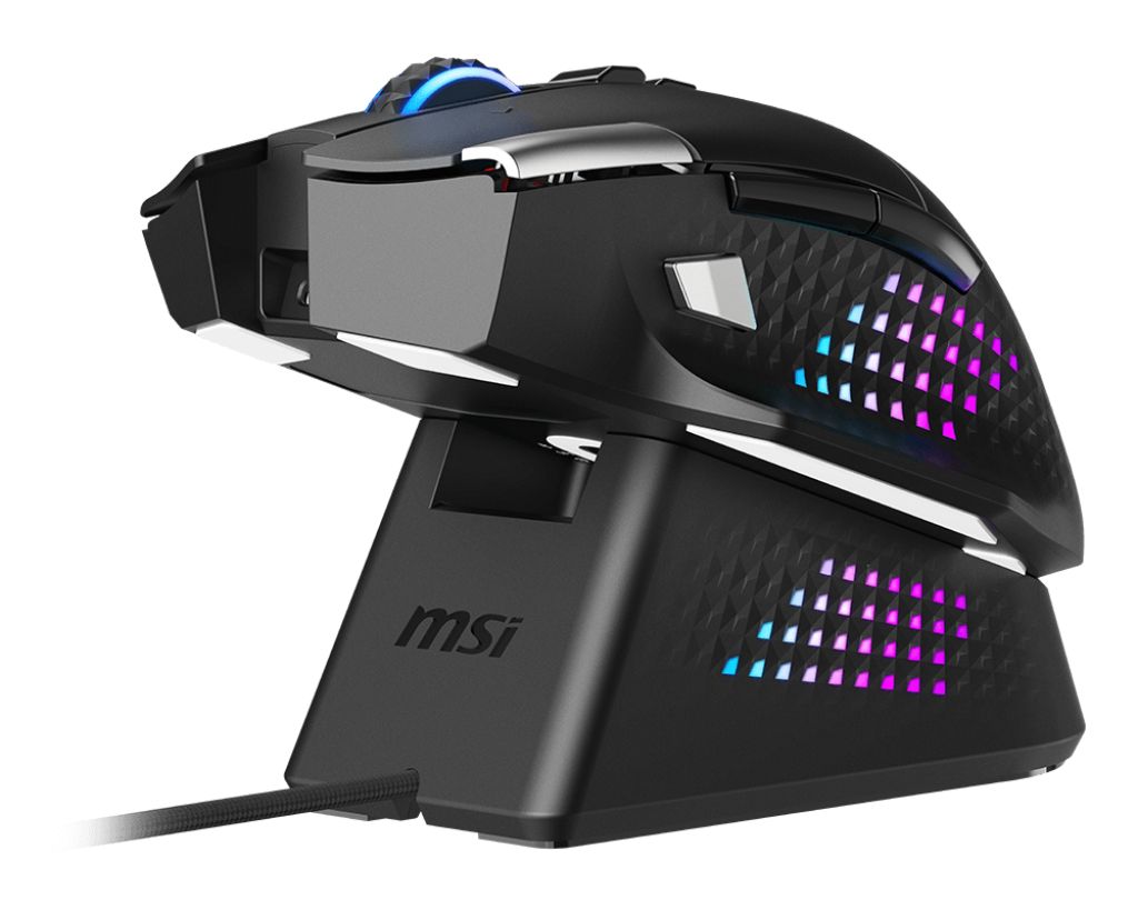 Msi Versa Pro Wireless + Mouse Dock Pro Gaming Mouse Black