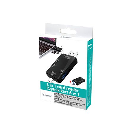 Vakoss TC-R425X Card Reader Black