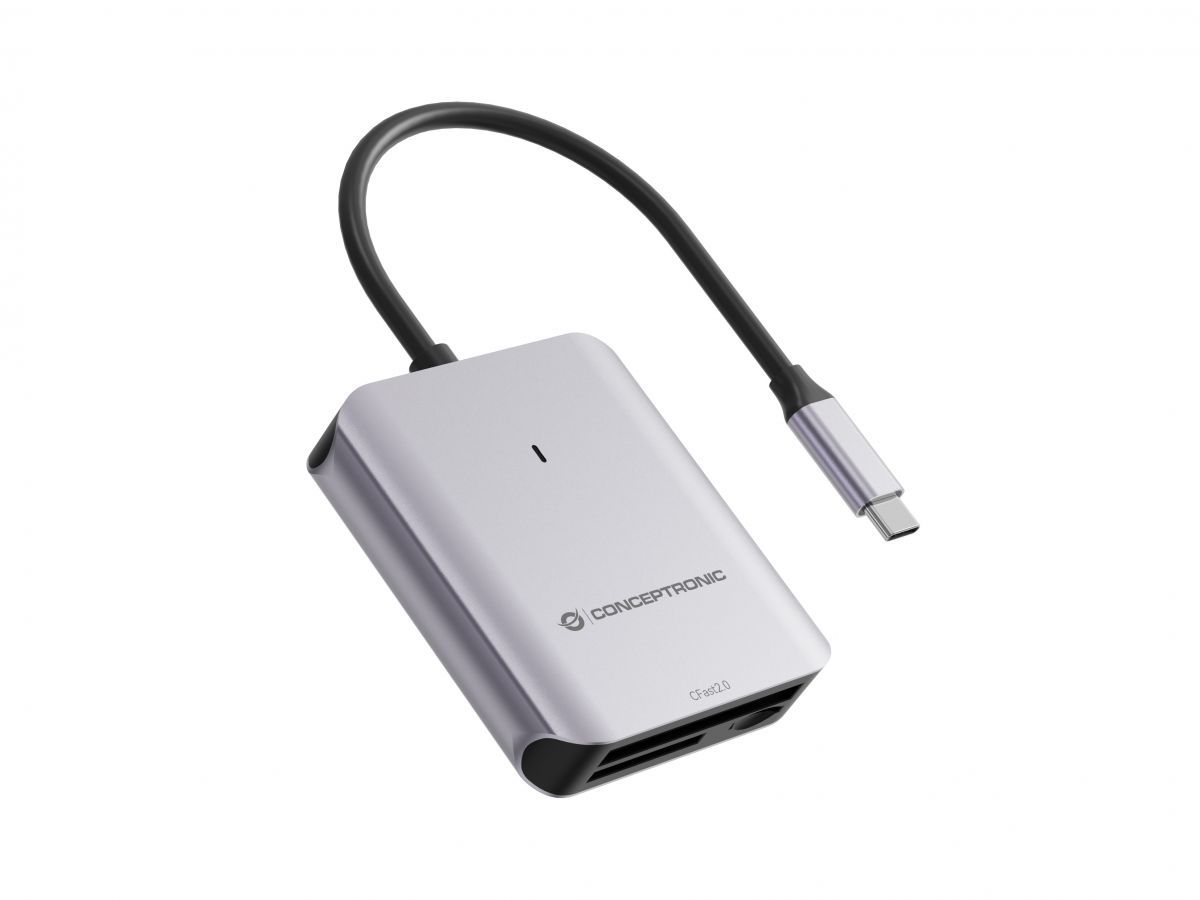 Conceptronic  BIAN09G 3-in-1 Card Reader Grey
