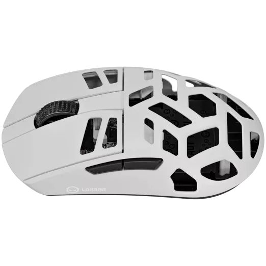 LORGAR MSE90W Magnesium Alloy Wireless Gaming Mouse White