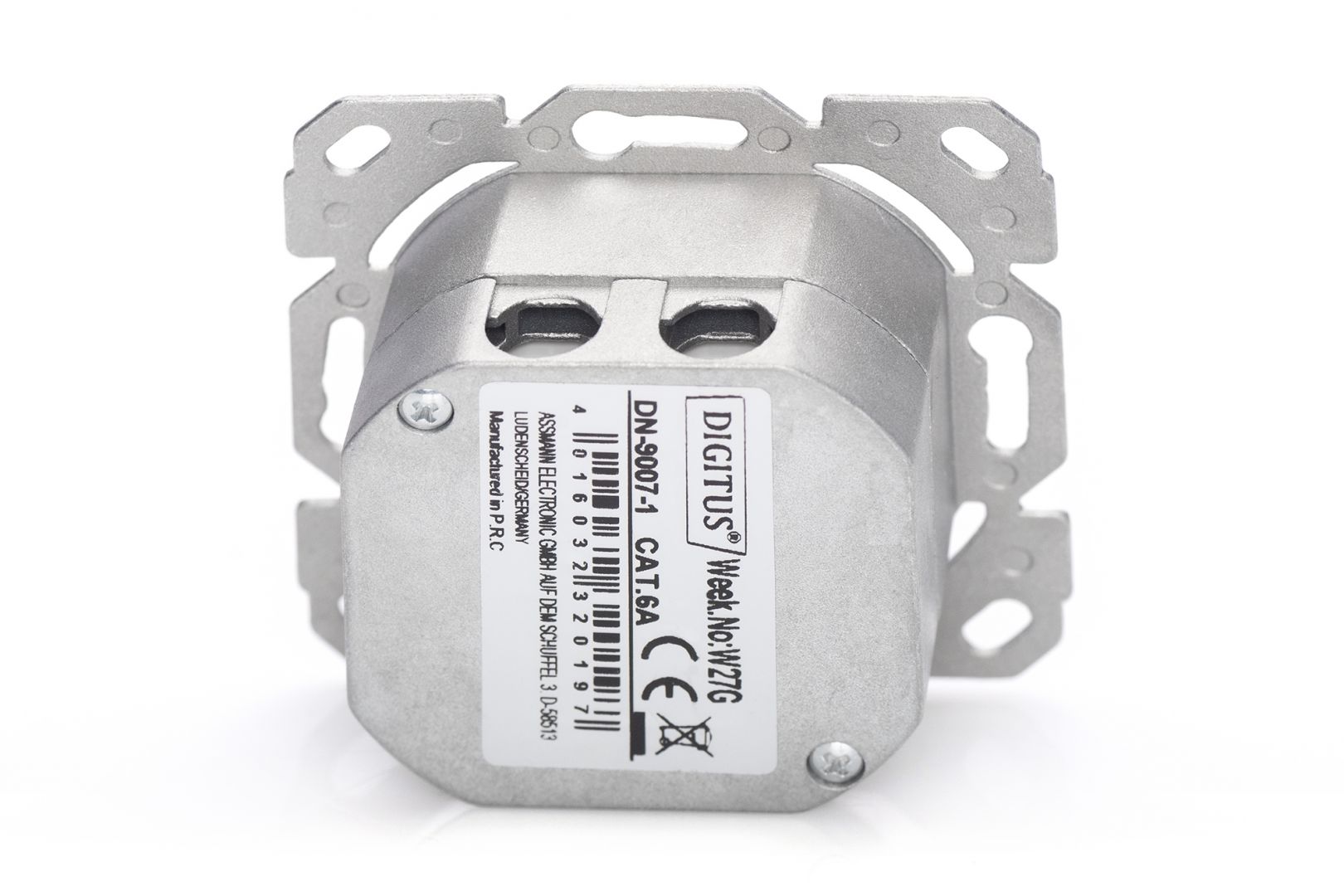 Digitus DN-9007-1 csatlakozóaljzat 2 x RJ-45 White