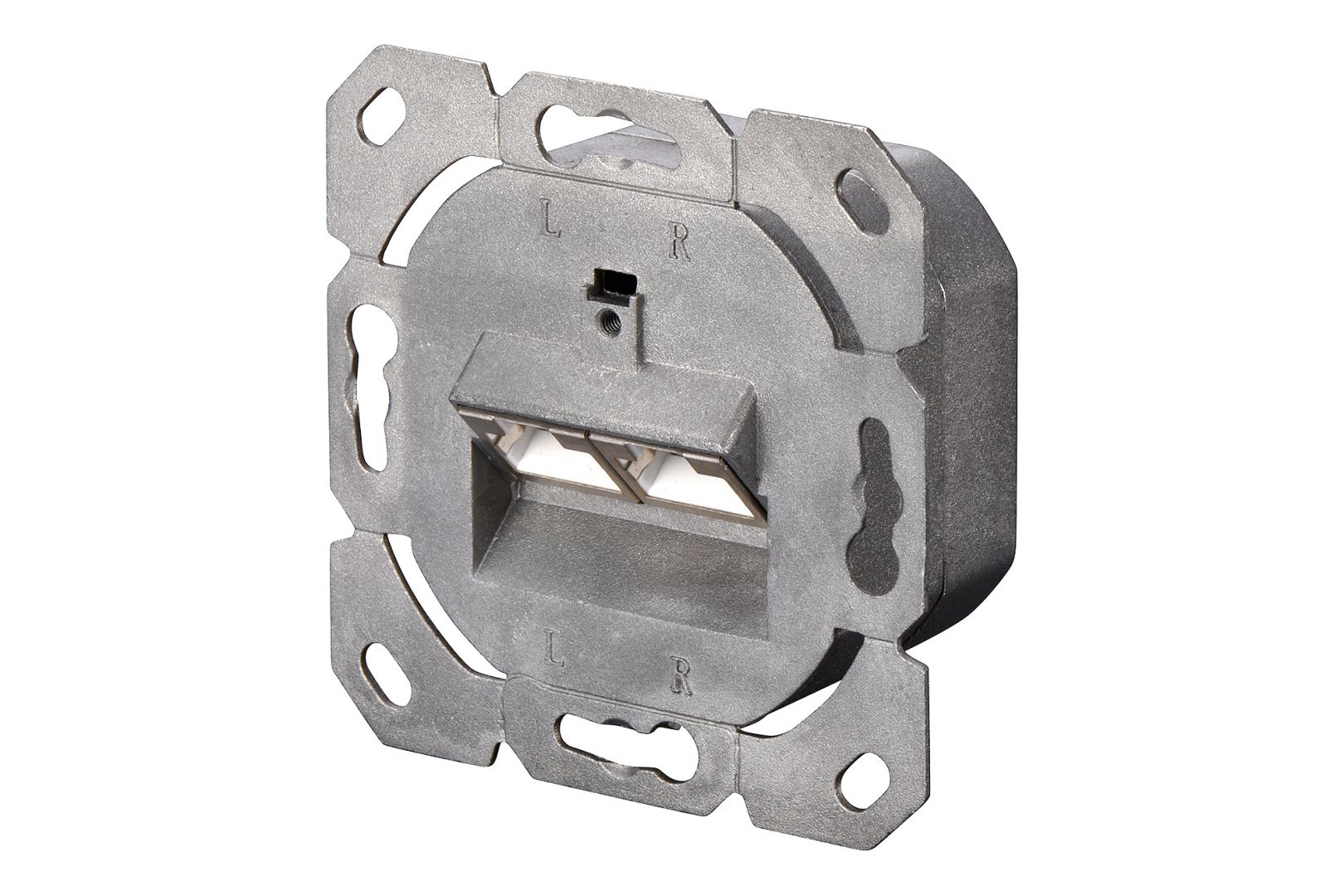 Digitus DN-9007-S-1 csatlakozóaljzat 2 x RJ-45 White