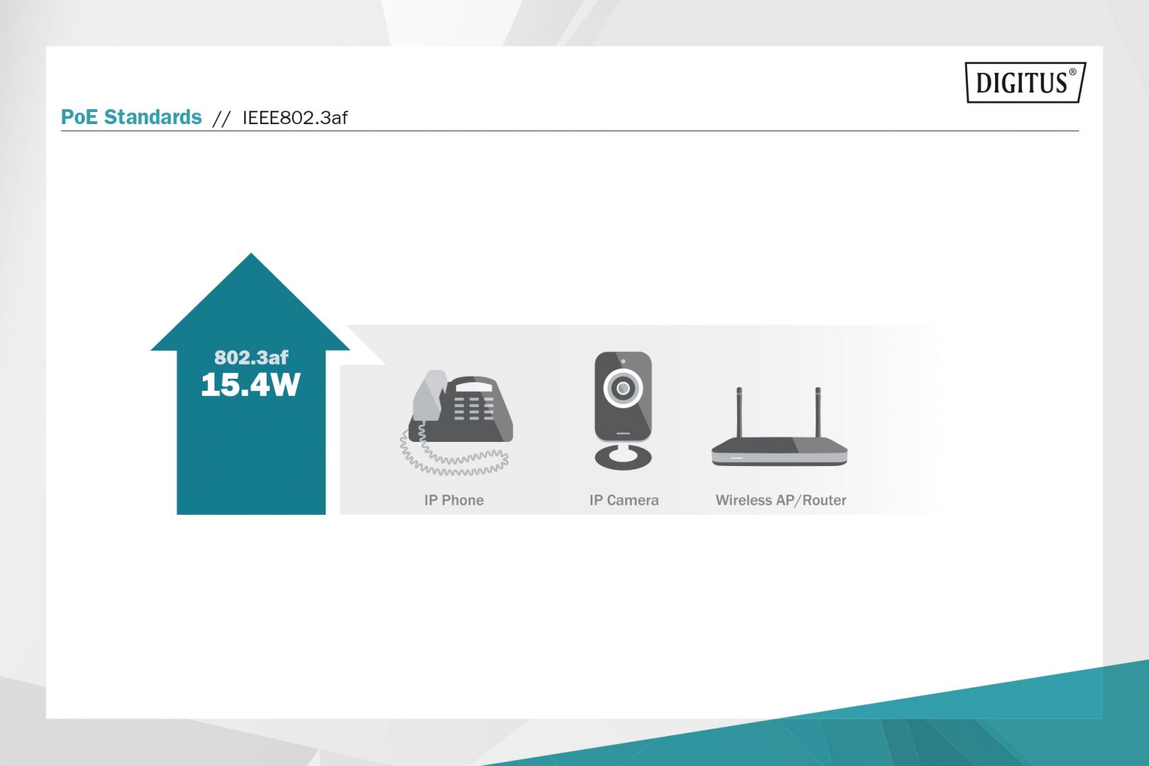 Digitus DN-95102-1 PoE adapter Gigabit Ethernet 48 V Black