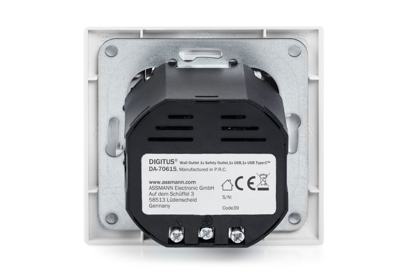 Digitus DA-70615 csatlakozóaljzat White