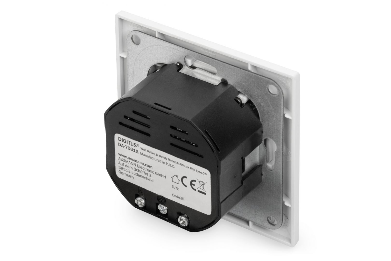 Digitus DA-70615 csatlakozóaljzat White