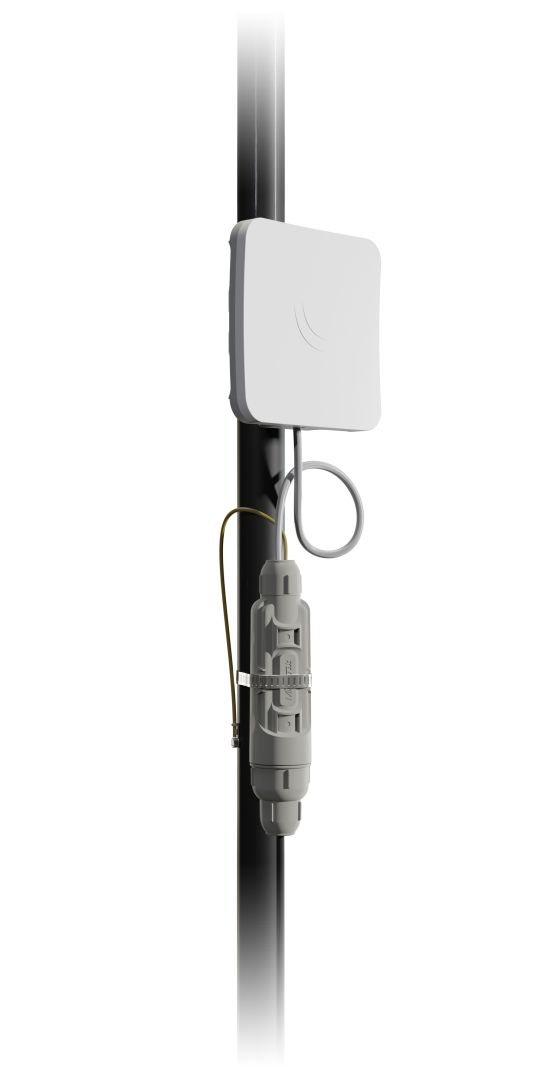 Mikrotik GESP New revision of Gigabit Ethernet Surge Protector in IP67 waterproof enclosure