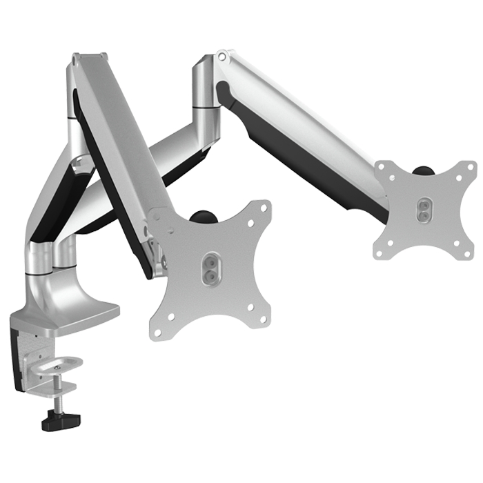 Raidsonic IcyBox IB-MS504-T Monitor Stand Table Mount For Two Monitors Up To 32