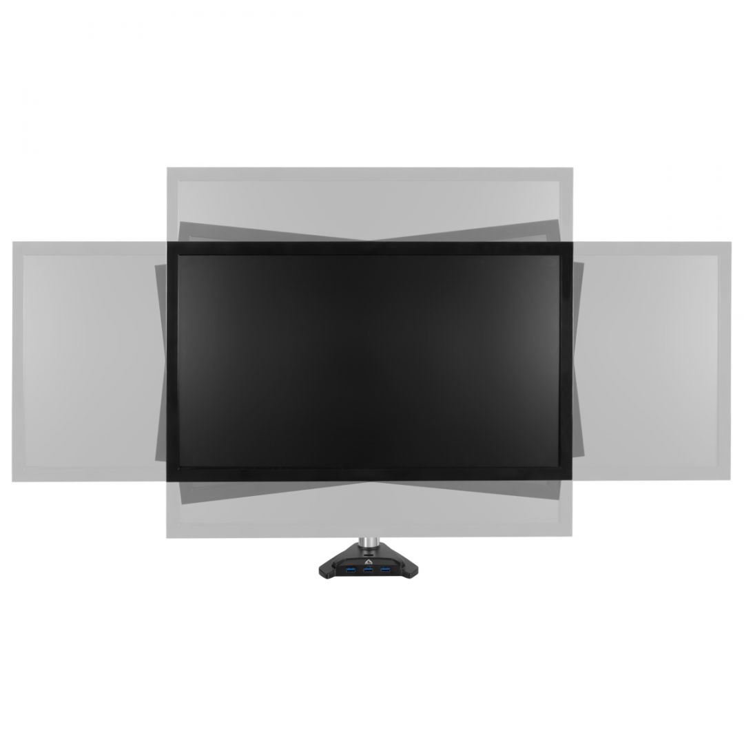 Arctic Z1 Pro Gen 3 Desk Mount Monitor Arm with SuperSpeed USB Hub Black