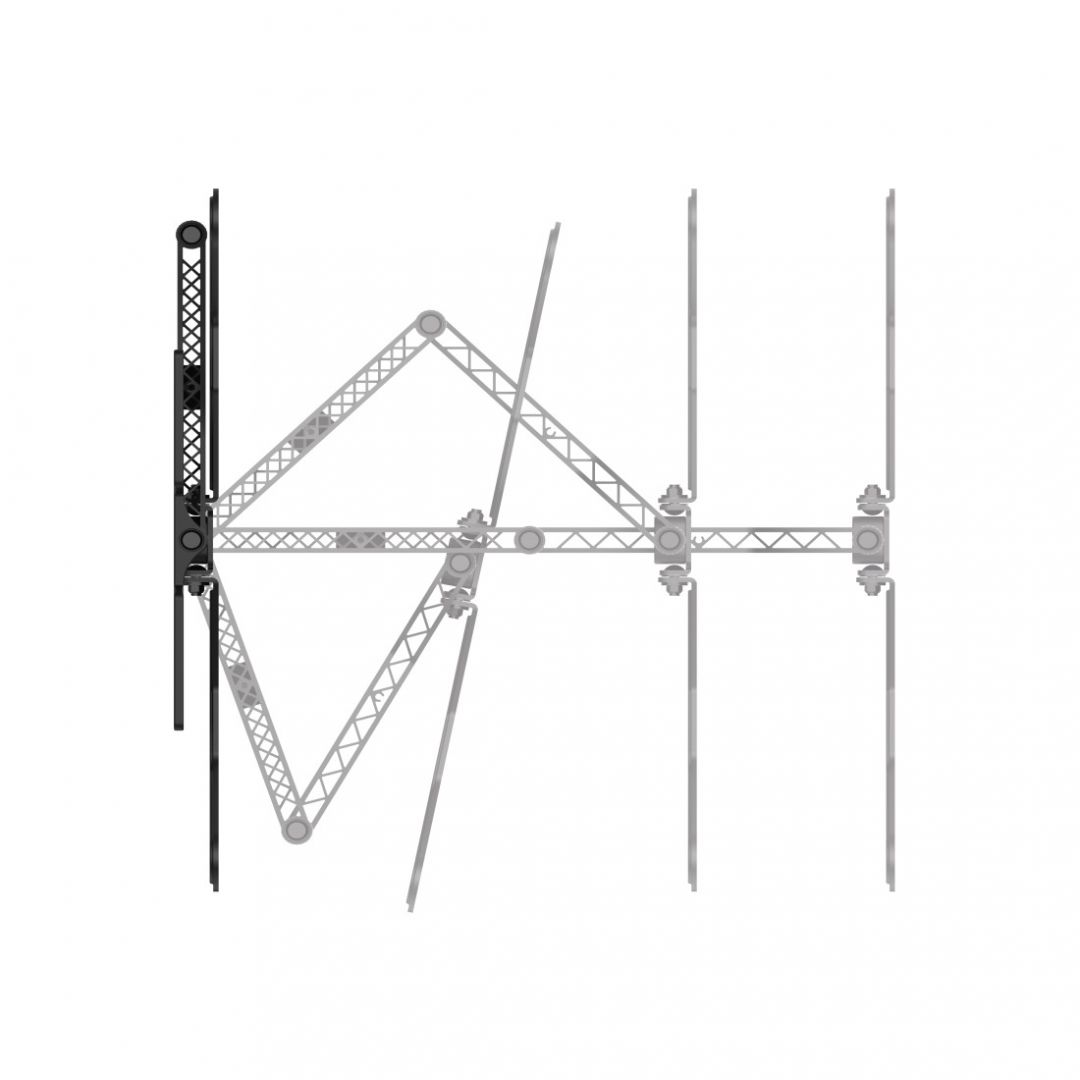 Hama Full Motion Ultraslim TV Wall Bracket 400x400 165 cm (65