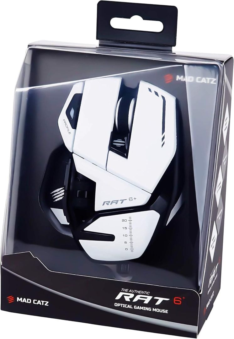 Madcatz R.A.T. 6+ Gaming Mouse White