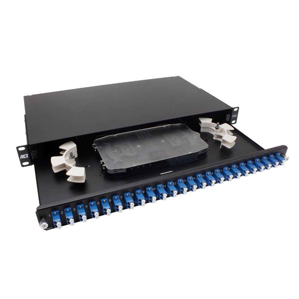 ACT Fiber panel  24 x duplex LC singlemode OS2