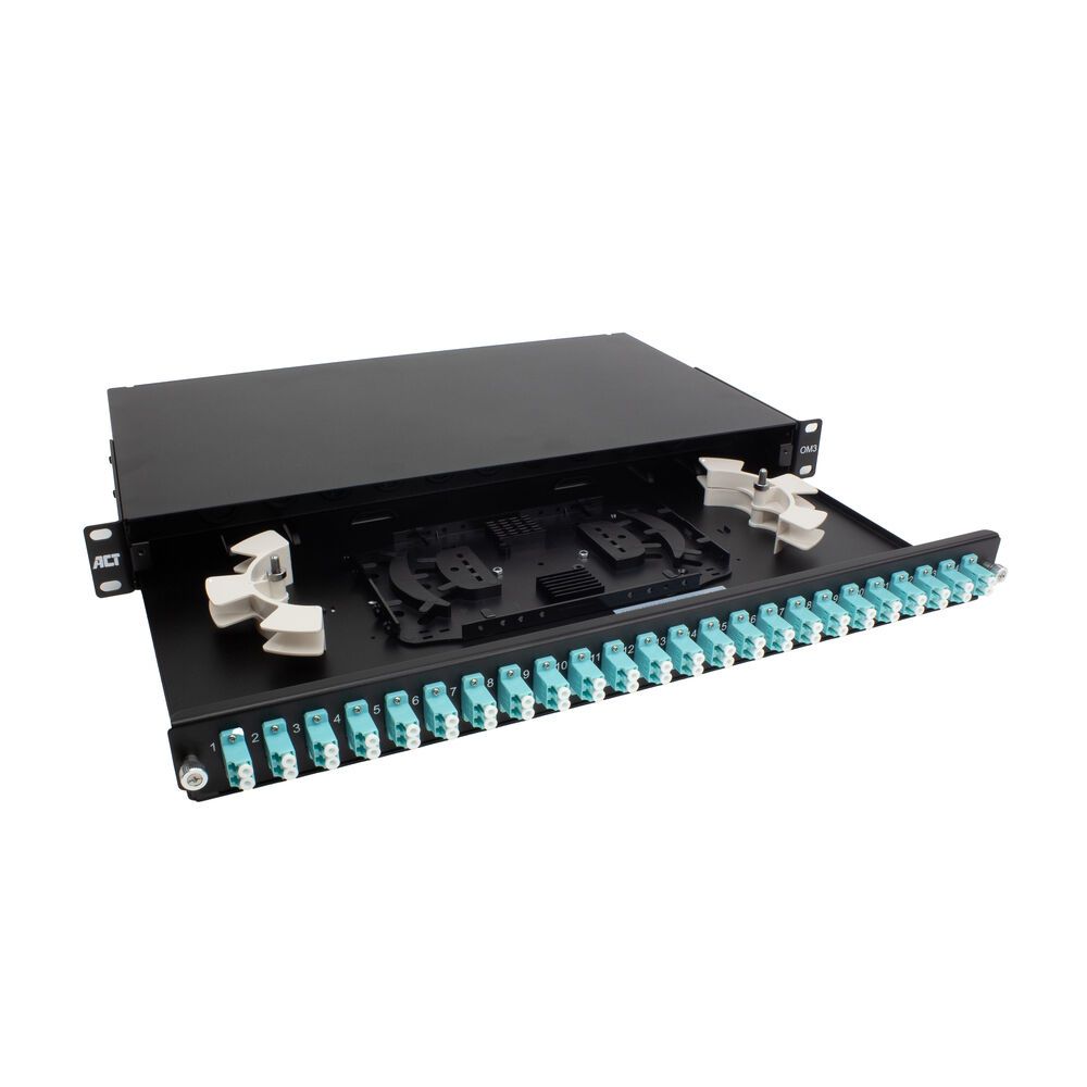 ACT Fiber panel  24 x duplex LC multimode OM3