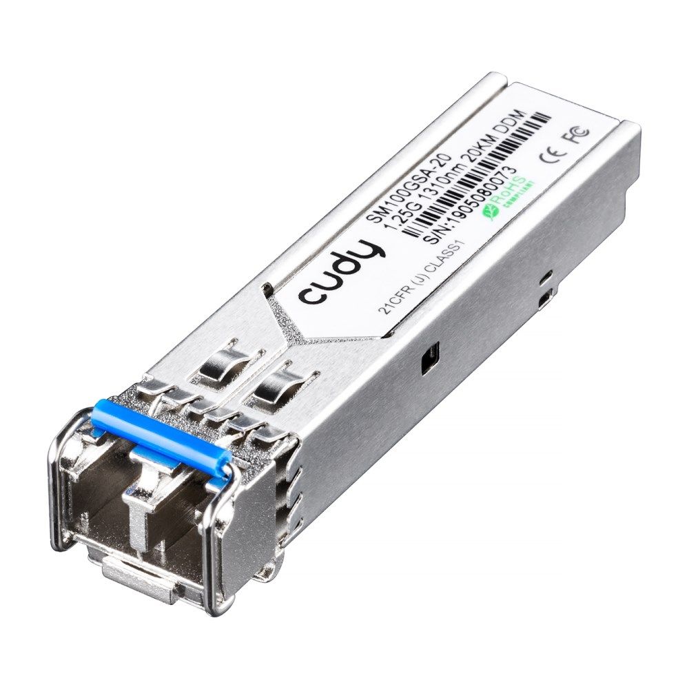 Cudy SM100GSA-20 Single Mode 1.25G LC SFP 1310nm 20km Fiber Modul