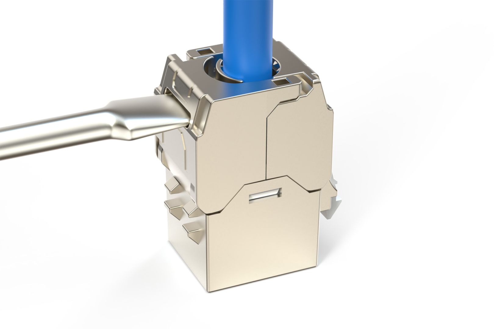 Digitus CAT 6A Keystone Jack, shielded,Re-embedded 24pc