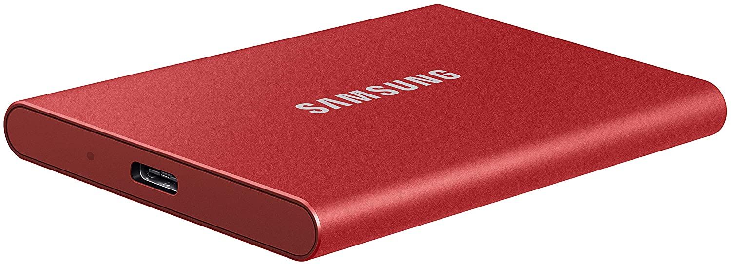 Samsung 1TB USB3.2/USB Type-C T7 Metallic Red