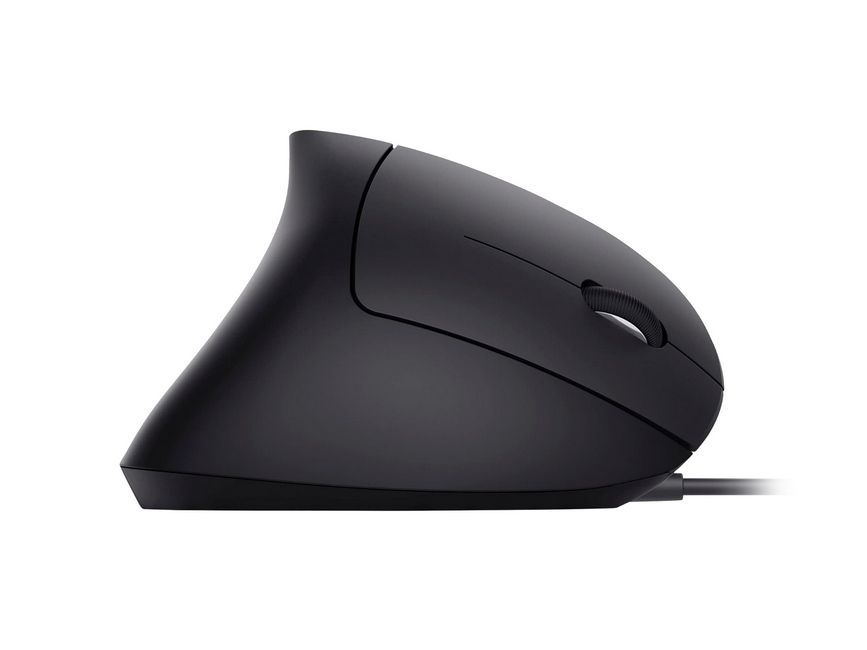 EQuip Vertical Ergonomic Wired Mouse Black