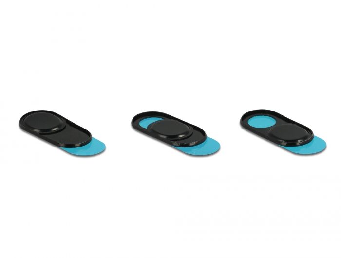 DeLock Webcam Cover for Laptop, Tablet and Smartphone 3 pack
