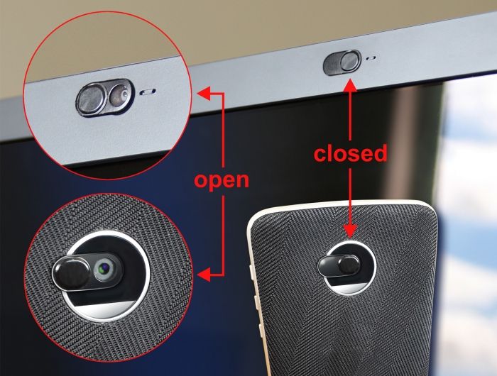 DeLock Webcam Cover for Laptop, Tablet and Smartphone 3 pack