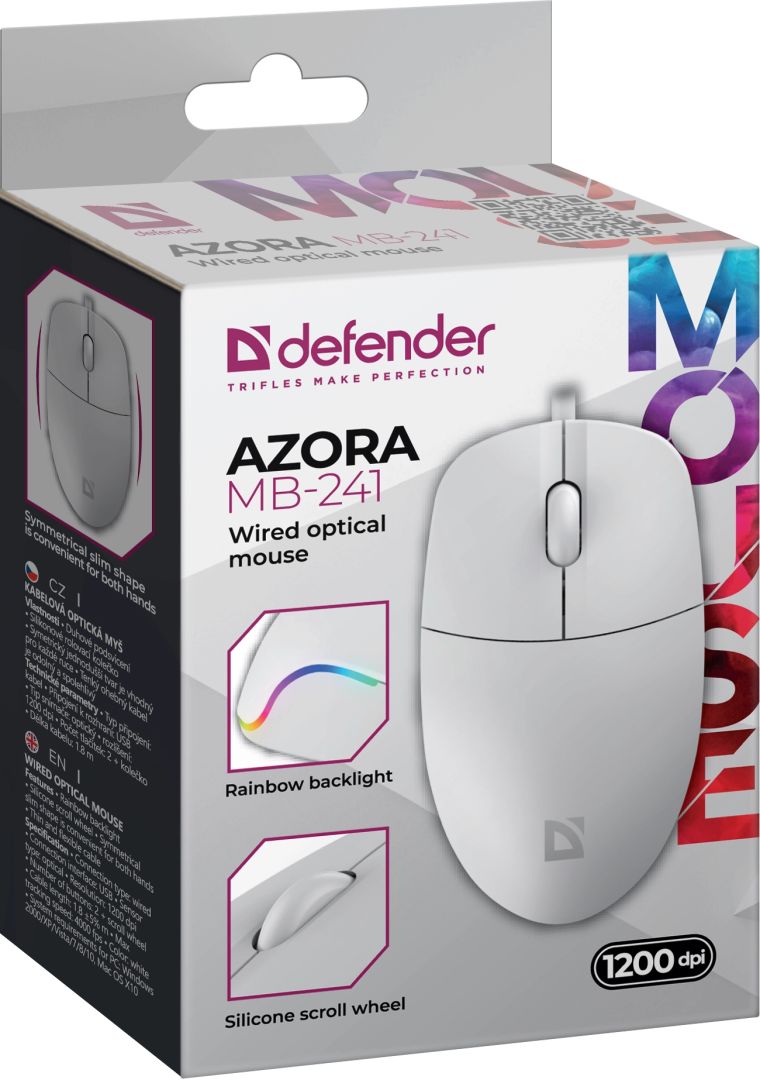 Defender Azora MB-241 Mouse White