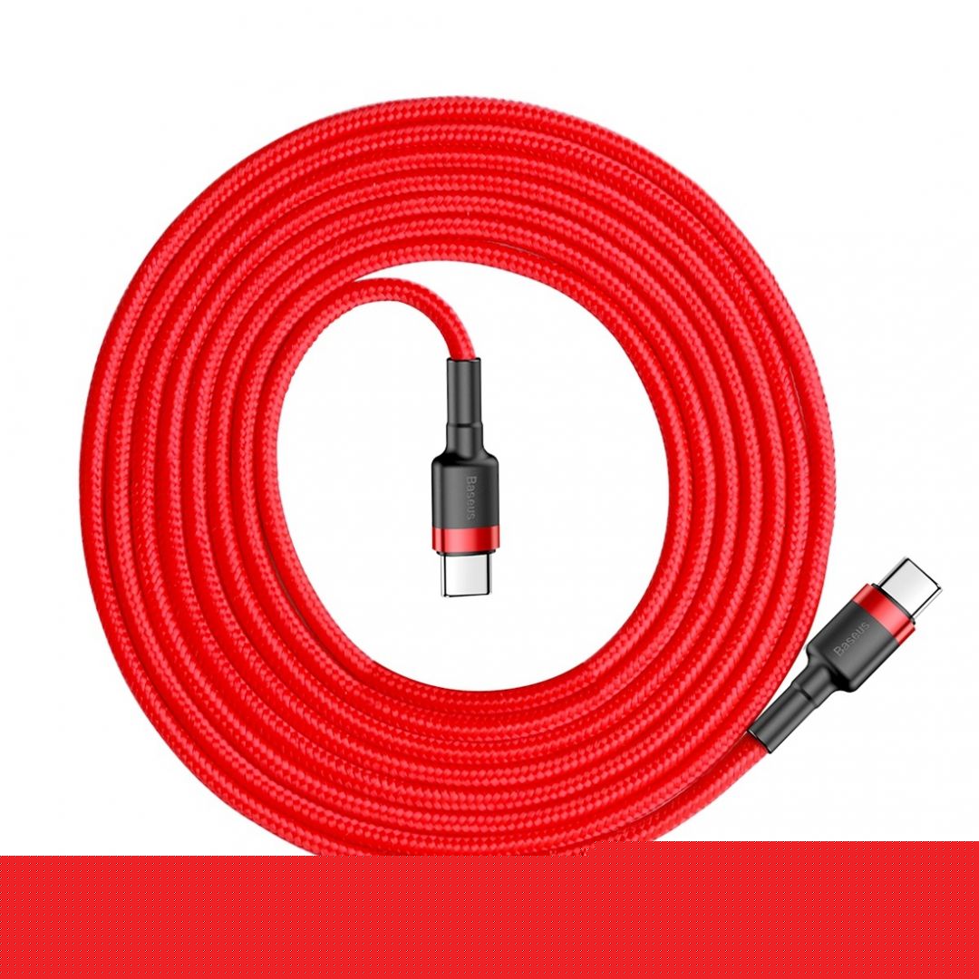Baseus Cafule USB Type-C - USB Type-C QC3.0 cable 2m Red