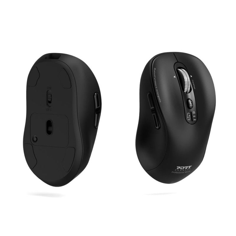 Port Designs 900707CW Wireless  Rechargeable Bluetooth Expert Mouse Black