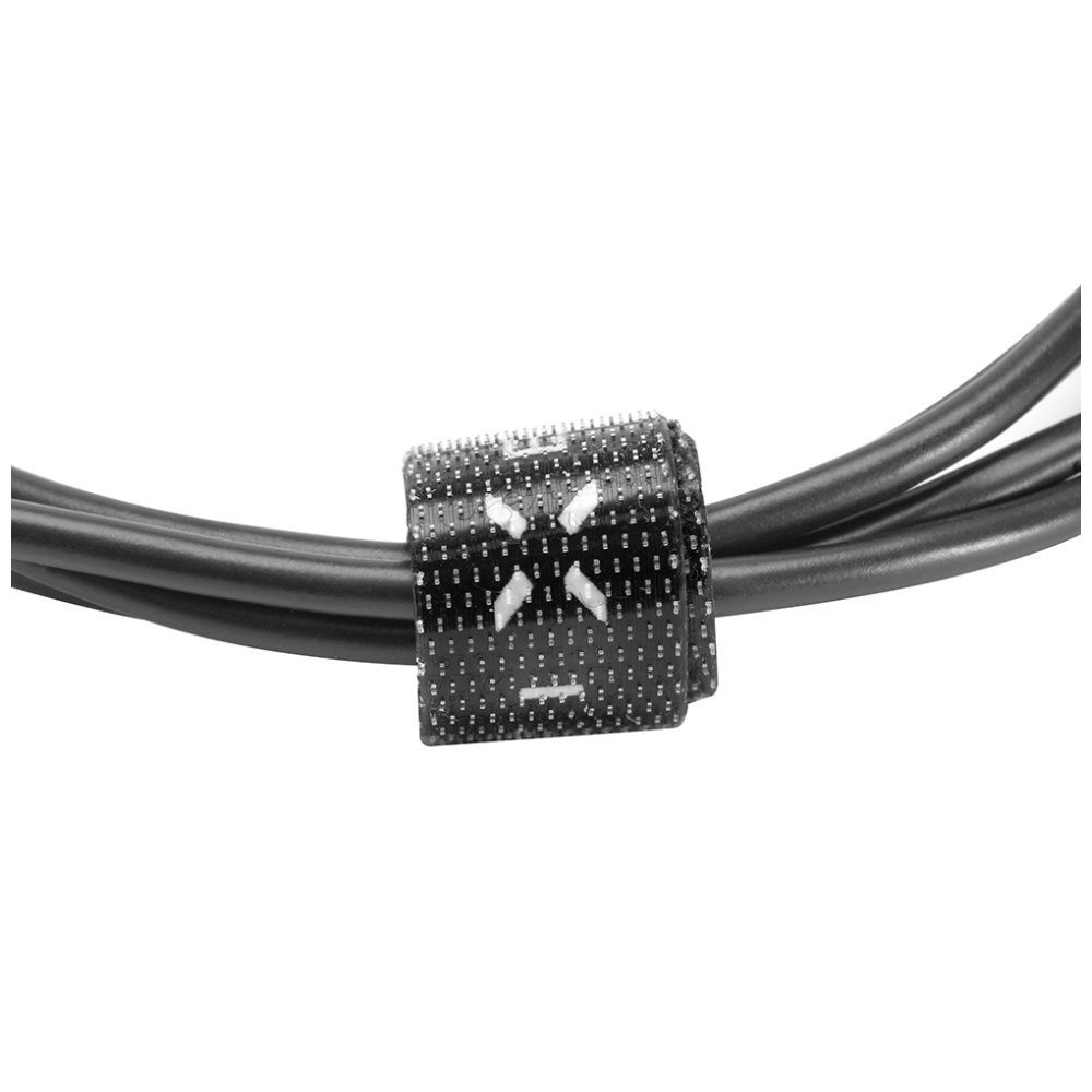 FIXED Long data and charging Kábel w/ USB/micro USB connectors, 2 meters, 20W, Fekete, Kábel