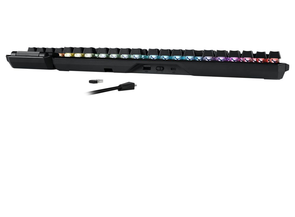 Asus ROG Claymore II Gaming RX Red Mechanical Keyboard Black HU