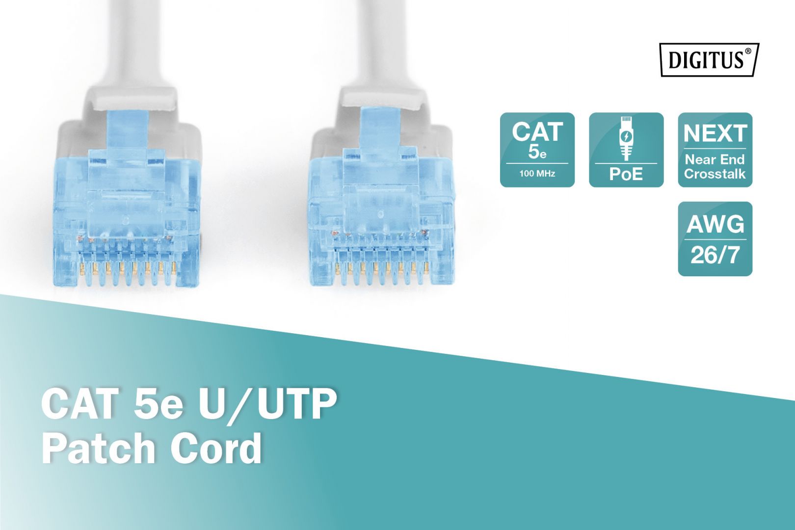 Digitus CAT5e U-UTP Patch Cable 30m Grey