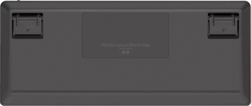 Logitech MX Mechanical Mini for Mac Tactile Quiet Mechanical Wireless Keyboard Space Grey US