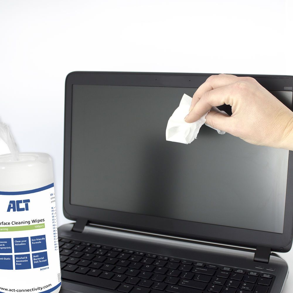 ACT AC9515 Surface Cleaning Wipes 100db