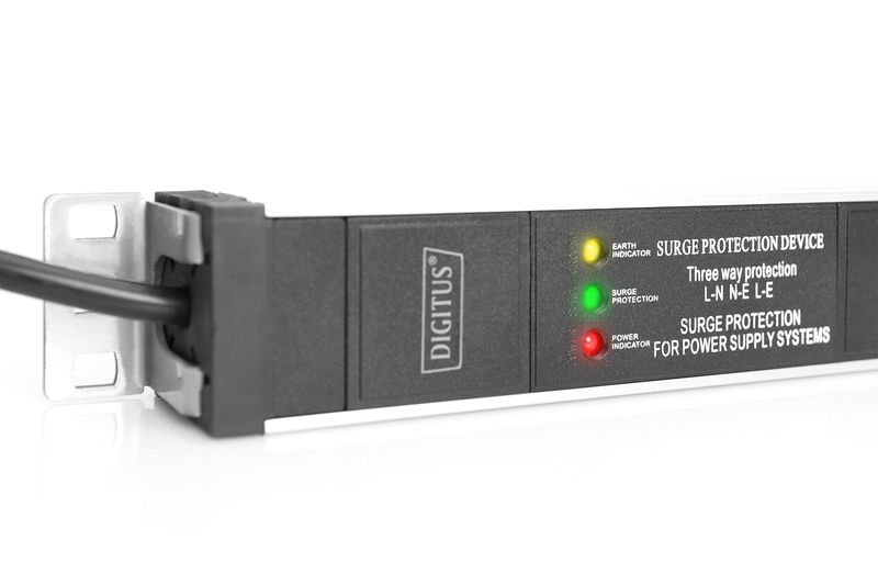 Digitus DN-95412 Túlfeszültségvédő 7DIN 2m Black