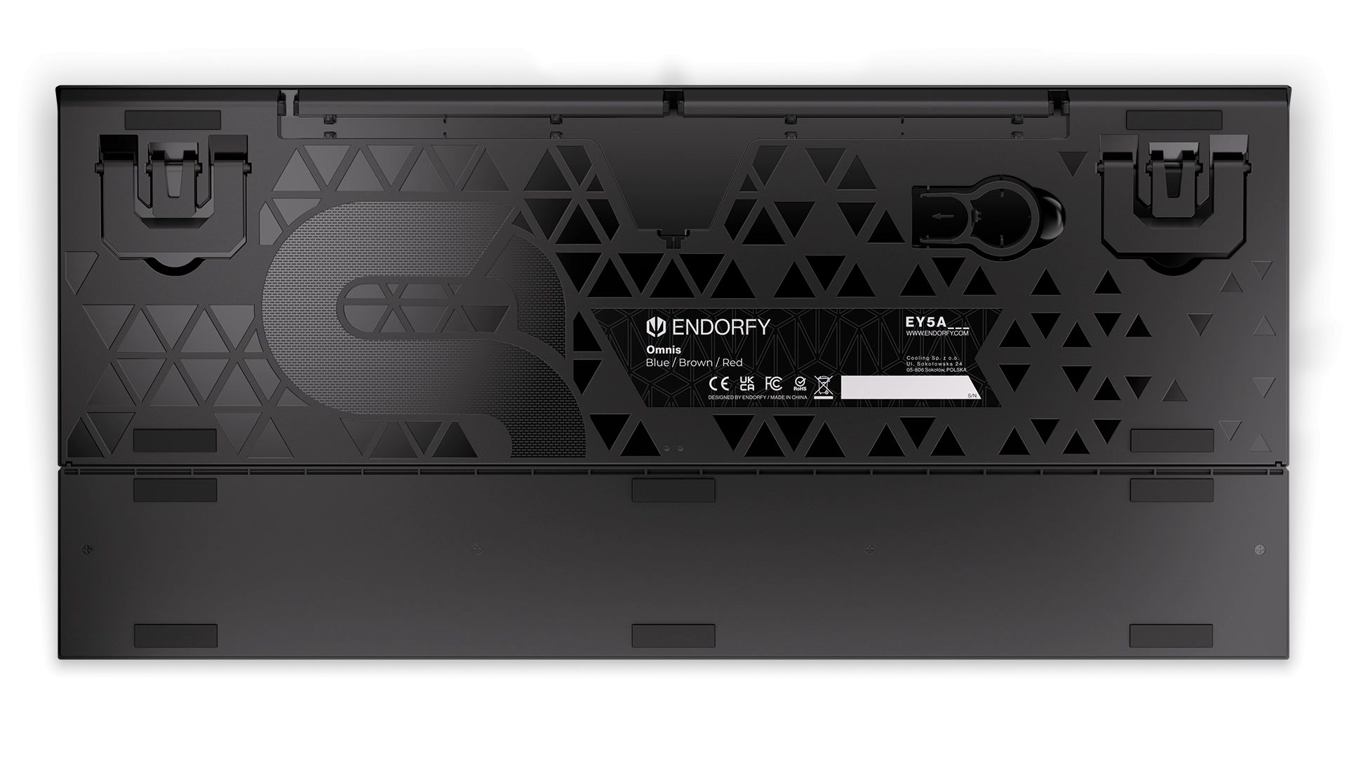 Endorfy Omnis Pudding Blue Switch Mechanical Keyboard Black US