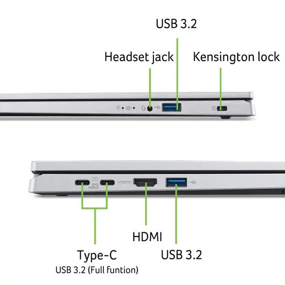 Acer Aspire AG15-71P-74XS Silver