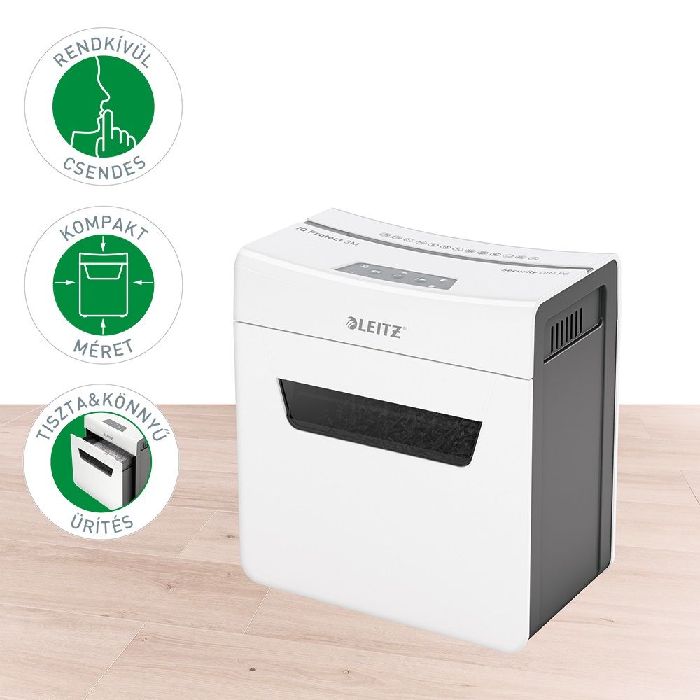 Leitz IQ Protect Premium 3M iratmegsemmisítő White