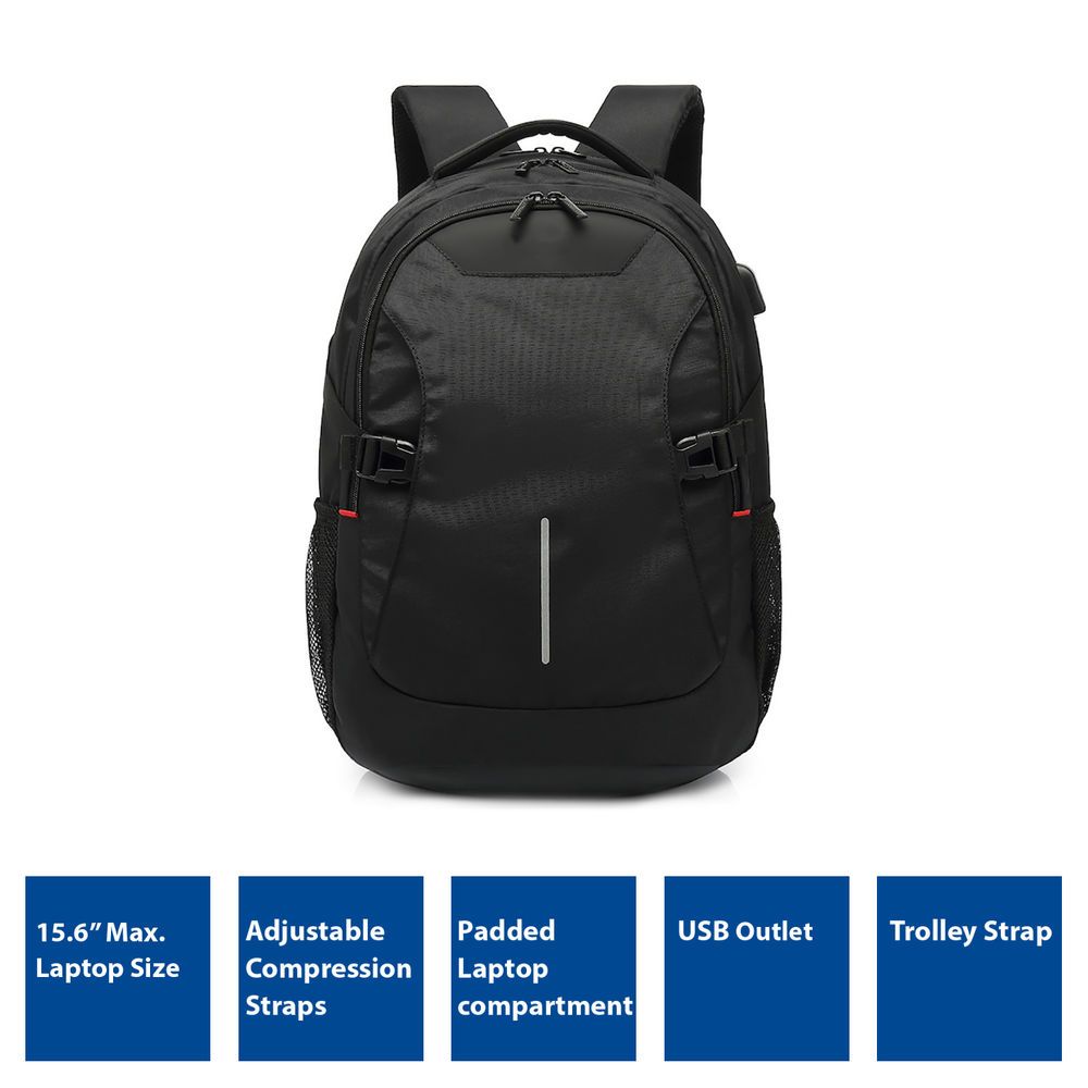 ACT AC8530 Global Backpack with USB charging port 15,6