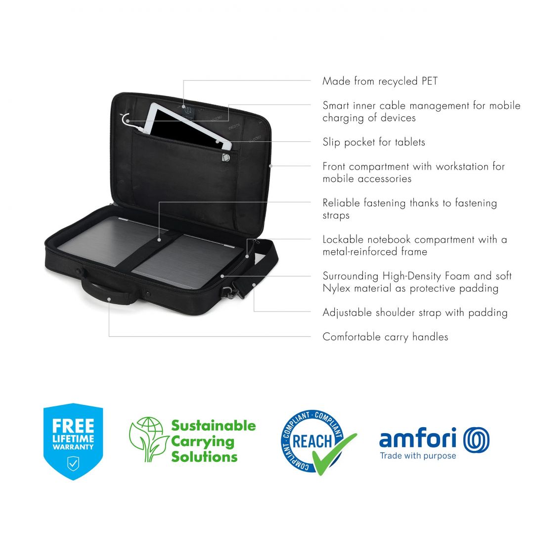 Dicota Laptop Bag Eco Multi Select 15,6