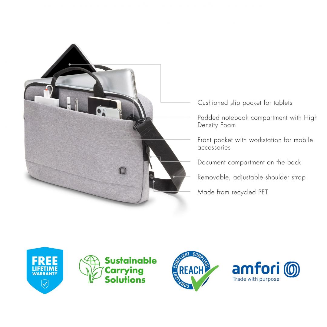 Dicota Laptop Case Slim Eco Motion 13,3