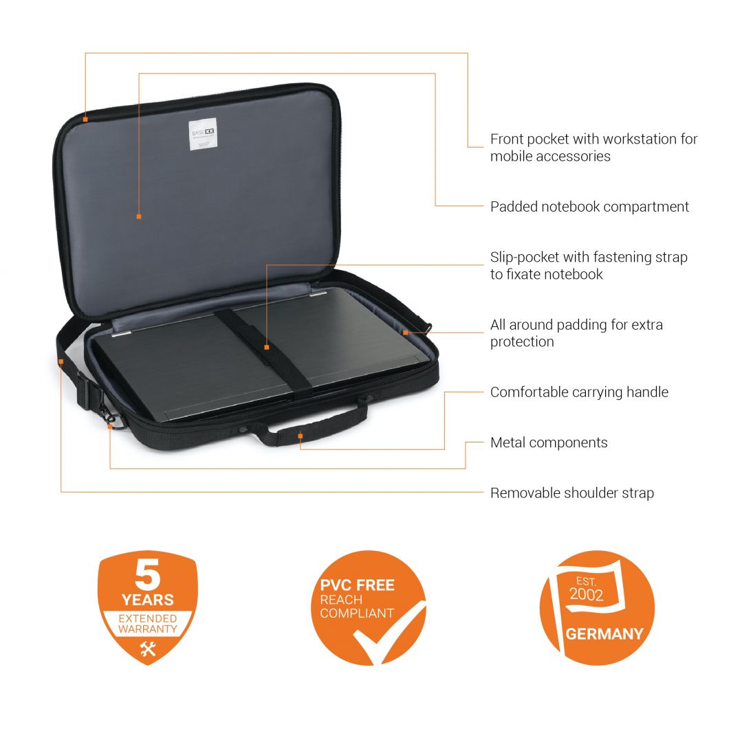 Dicota Base XX Laptop Bag Clamshell 14,1