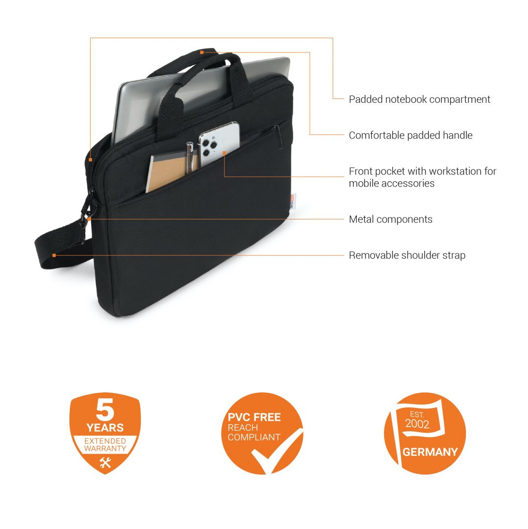 Dicota BASE XX Slim Case 14,1