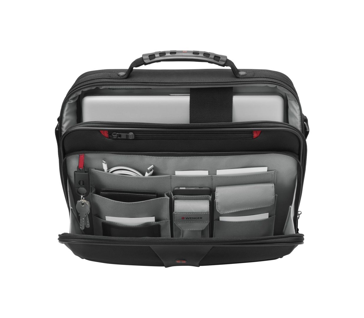 Wenger 16'' Laptop Briefcase Black 