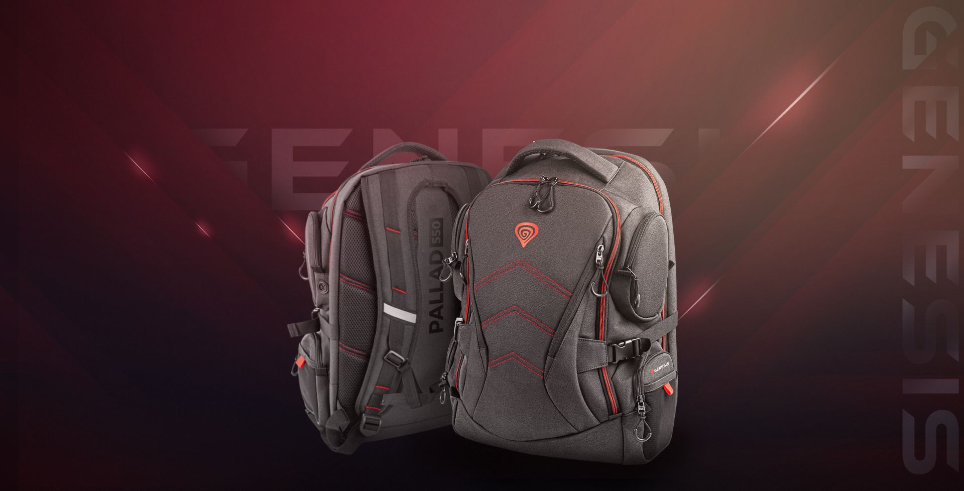 Genesis Pallad 550 Notebook táska 17,3