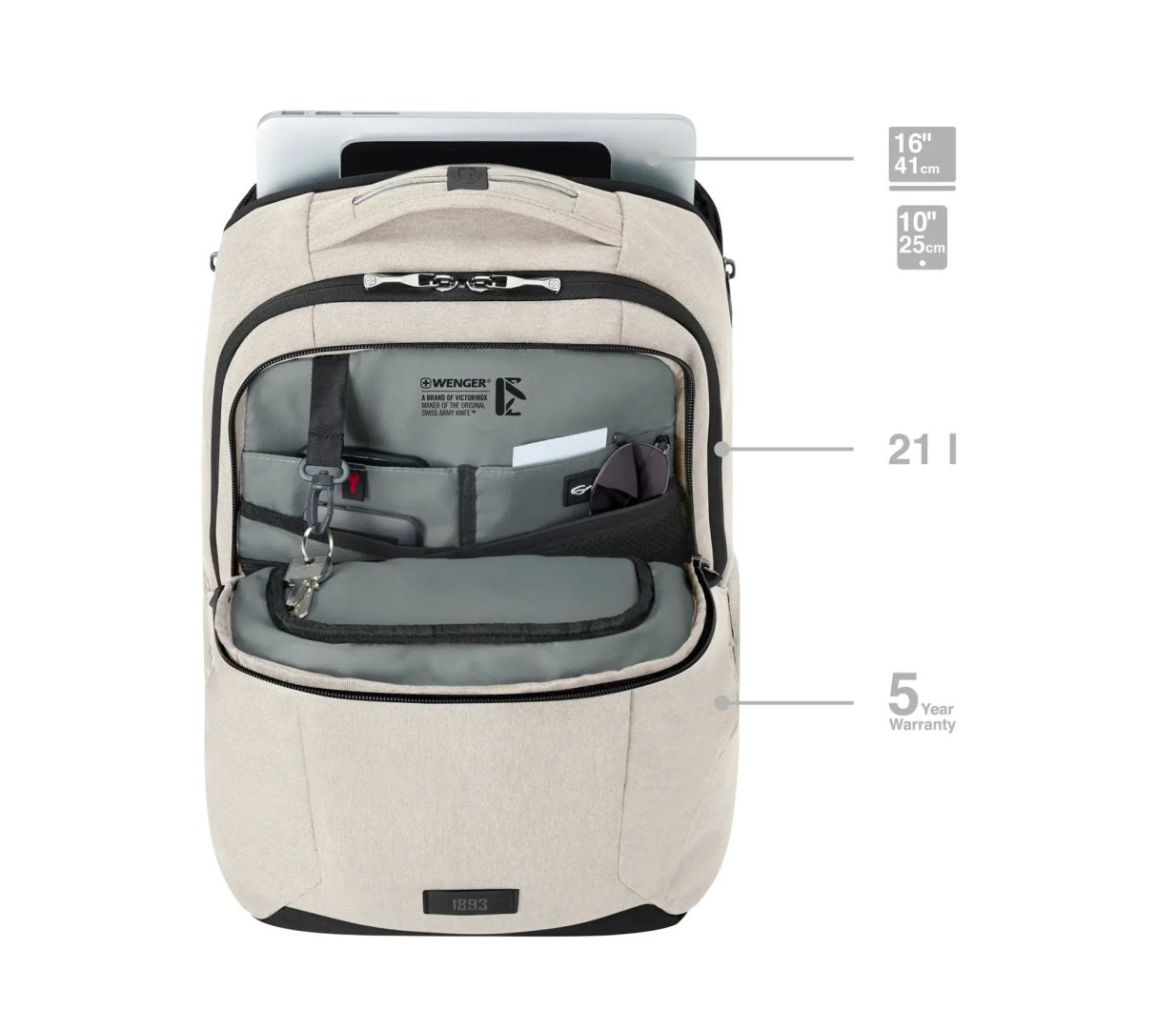 Wenger MX Professional Laptop Backpack with Tablet Pocket 16