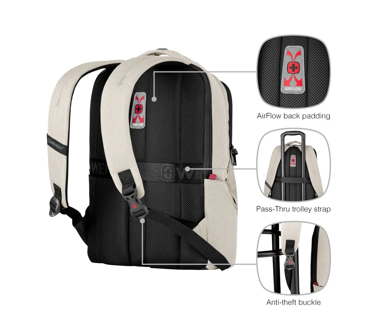 Wenger MX Professional Laptop Backpack with Tablet Pocket 16