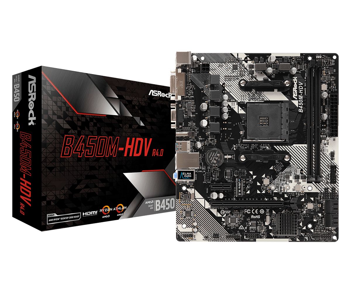 ASRock B450M-HDV R4.0