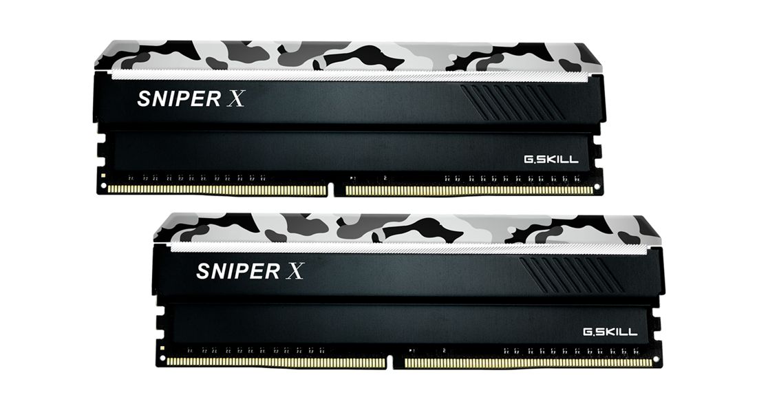 G.SKILL 16GB DDR4 3000MHz Kit(2x8GB) Sniper X Urban Camo